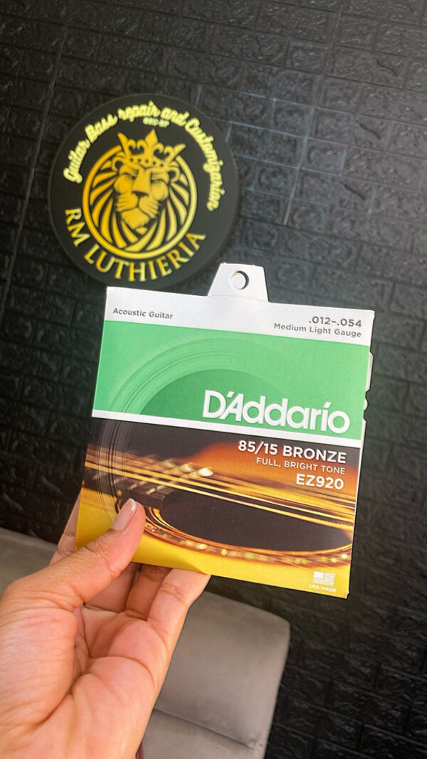 Encordoamento D'Addario 012-054 para violão