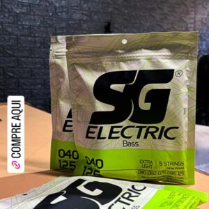 Encordoamento SG ELECTRIC BASS 5C 040-125 para contra baixo