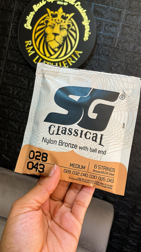 Encordoamento SG CLASSICAL NYLON 028-043  para violões