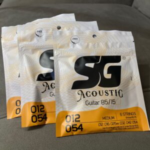 Encordoamento SG acoustic 012-054 para violão