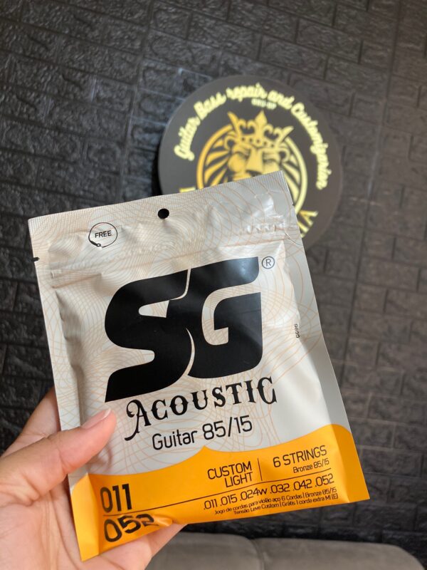 Encordoamento SG acoustic 011-052 para violão