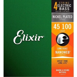 Encordoamento ELIXIR para contra baixo 4C 45-100 Nickel Plated