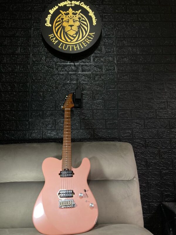 Guitarra EART TL-380 HH Telecaster Shel Pink
